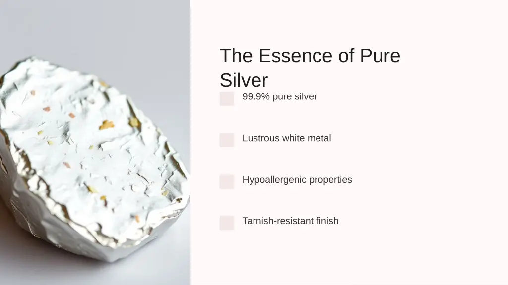 the essence of pure silver 99 9 pure silver