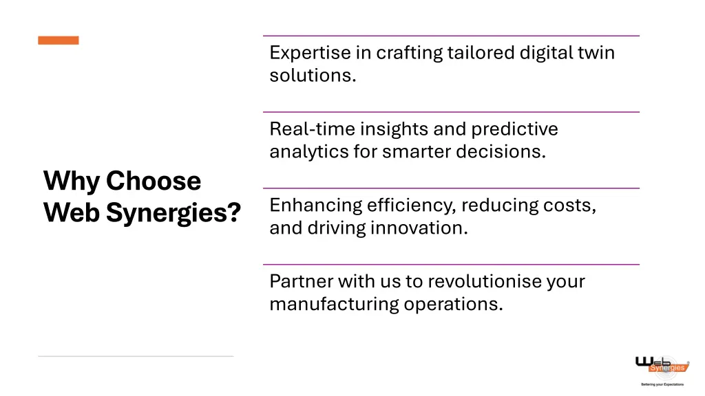 expertise in crafting tailored digital twin