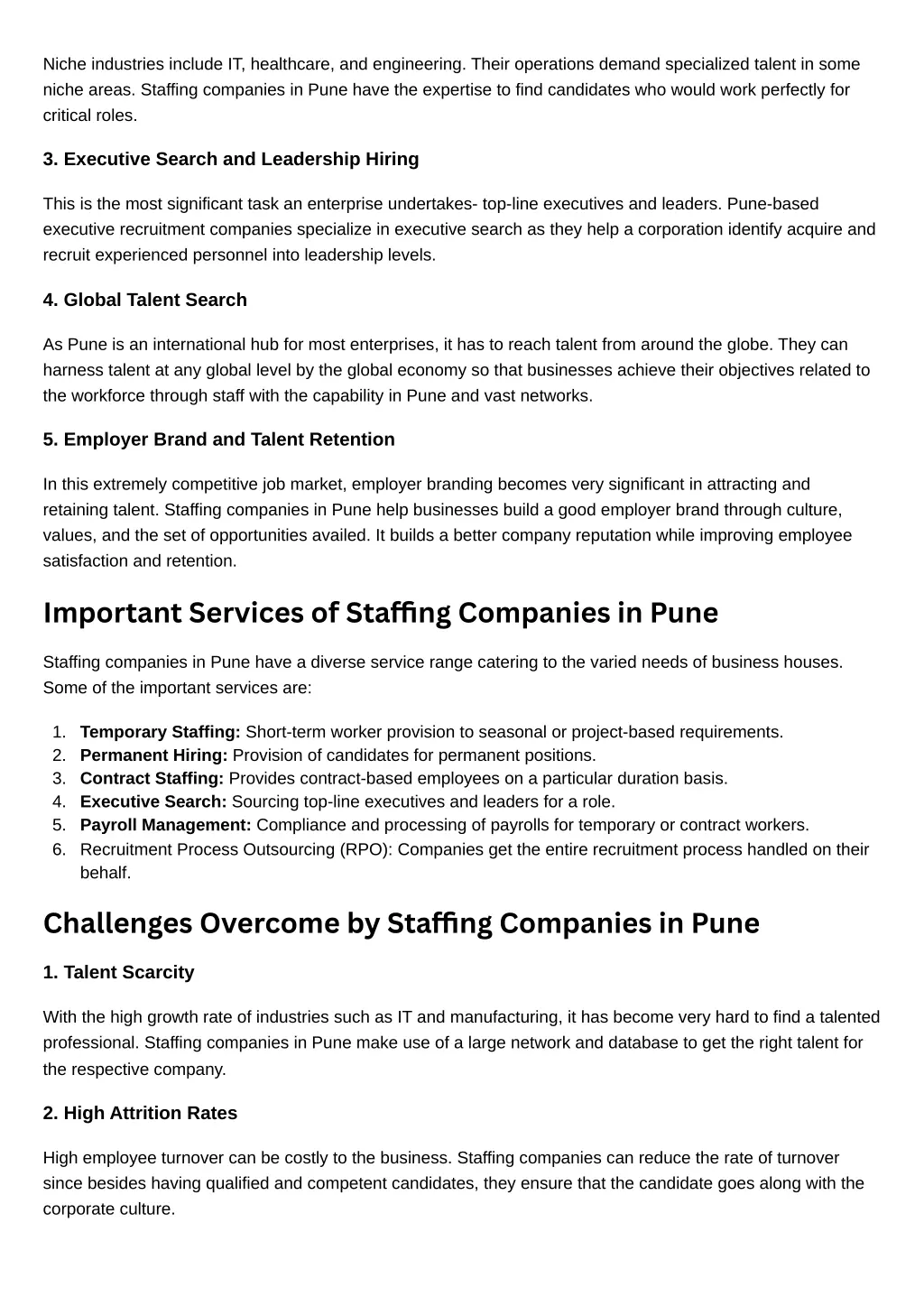 niche industries include it healthcare