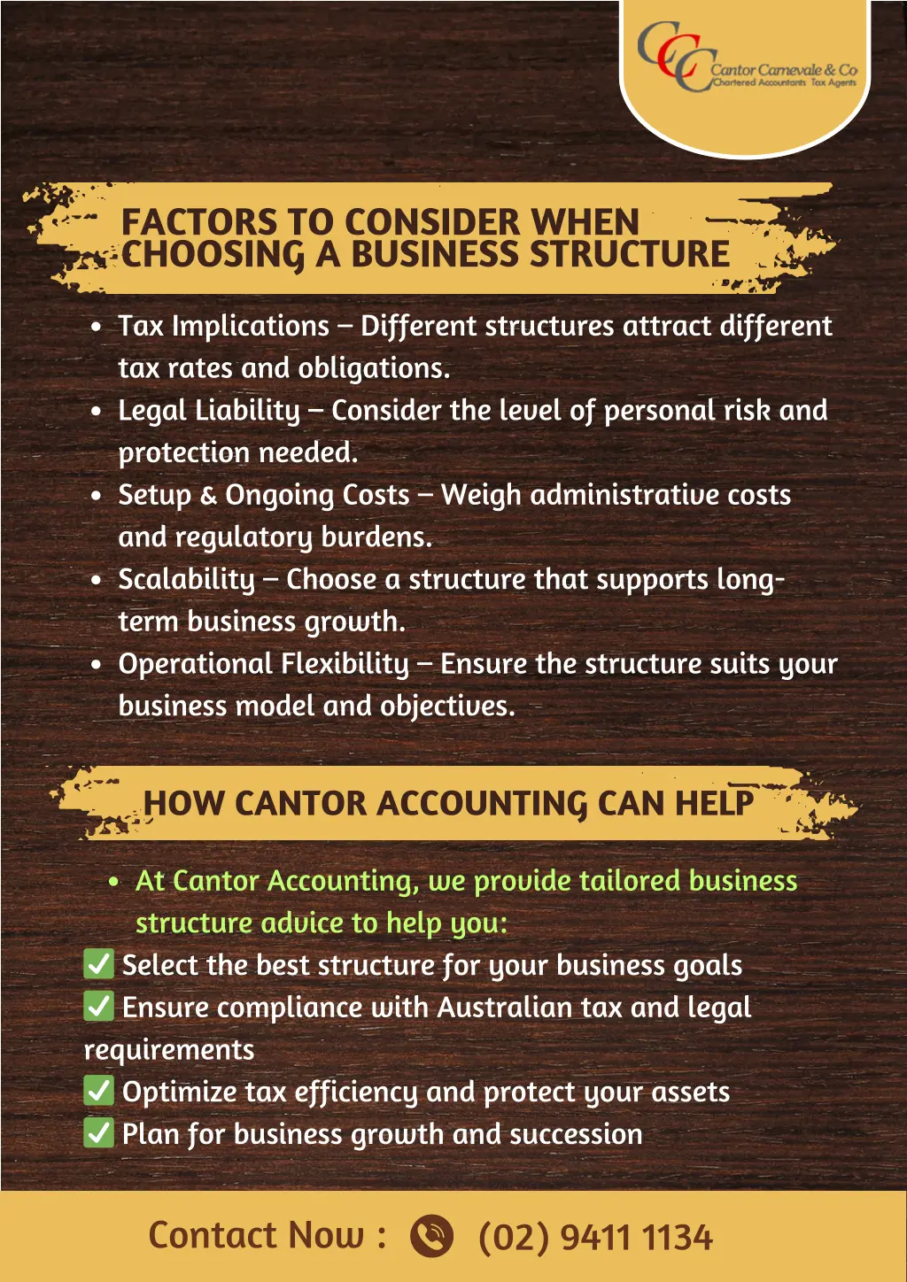 factors to consider when choosing a business