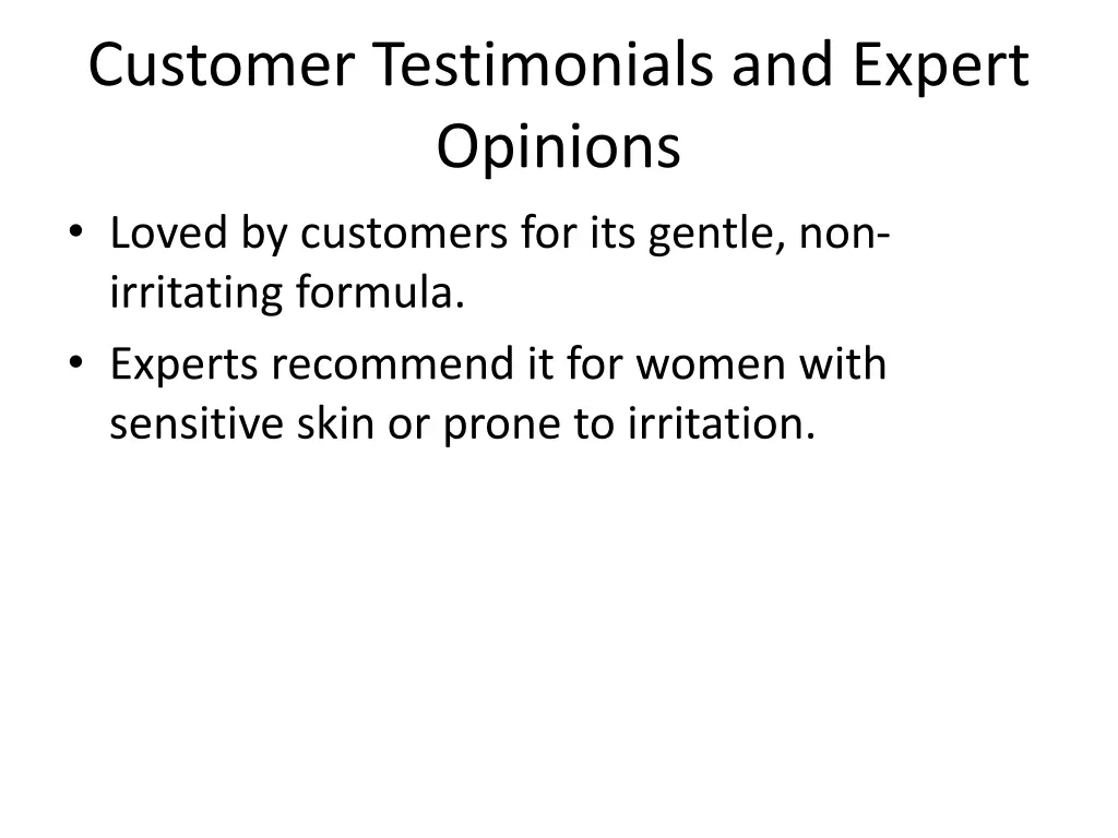 customer testimonials and expert opinions loved