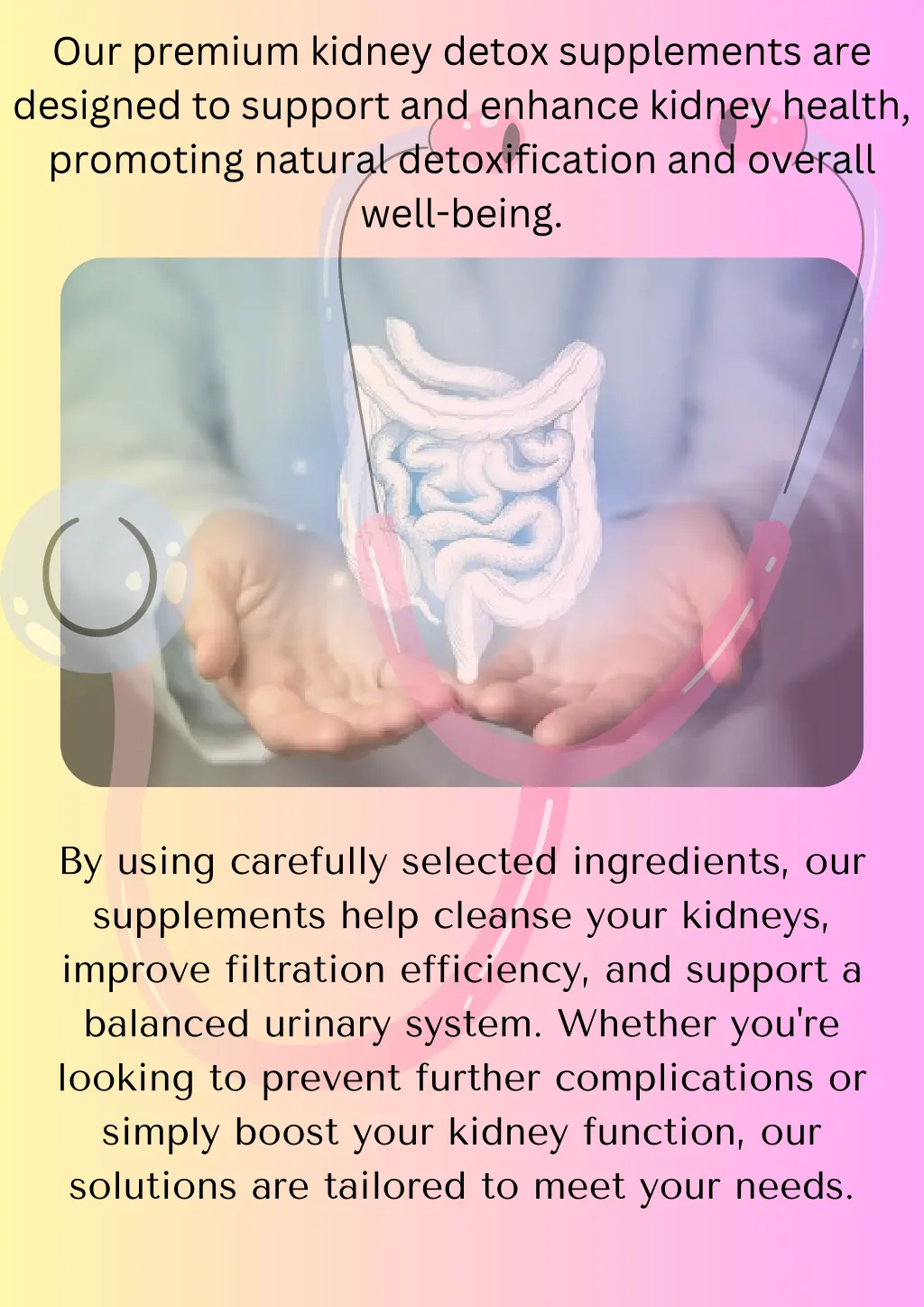 our premium kidney detox supplements are designed