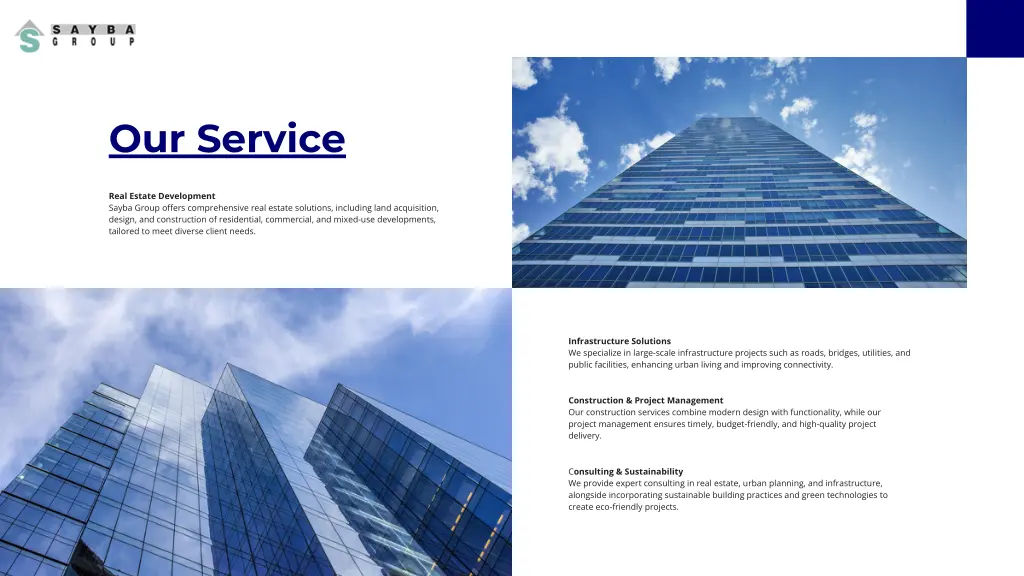 our service