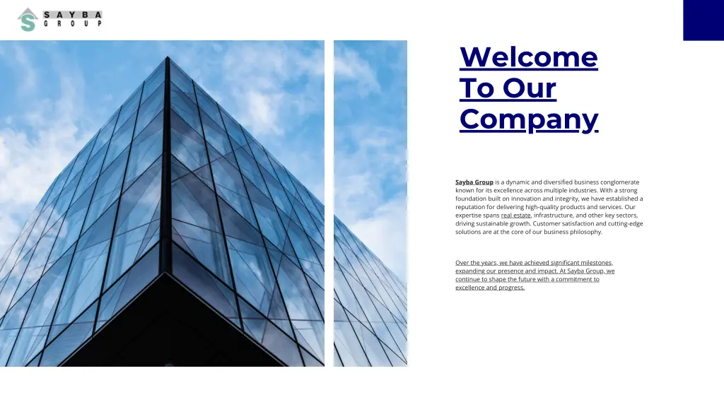 welcome to our company