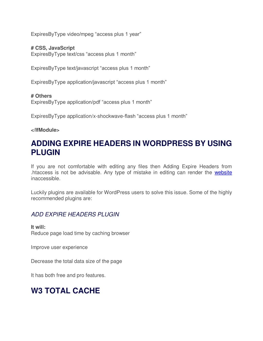 expiresbytype video mpeg access plus 1 year