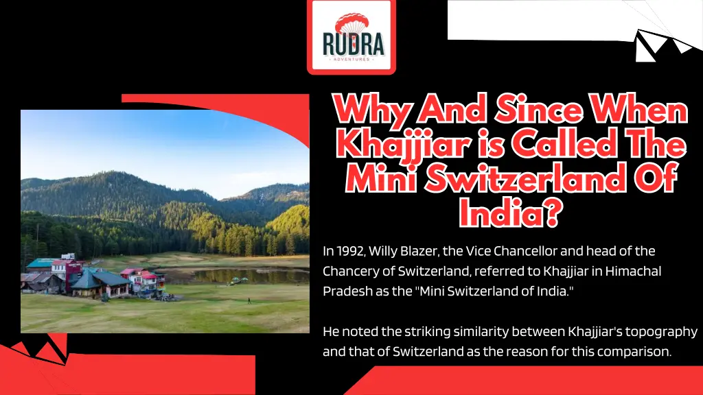 why and since when khajjiar is called the mini