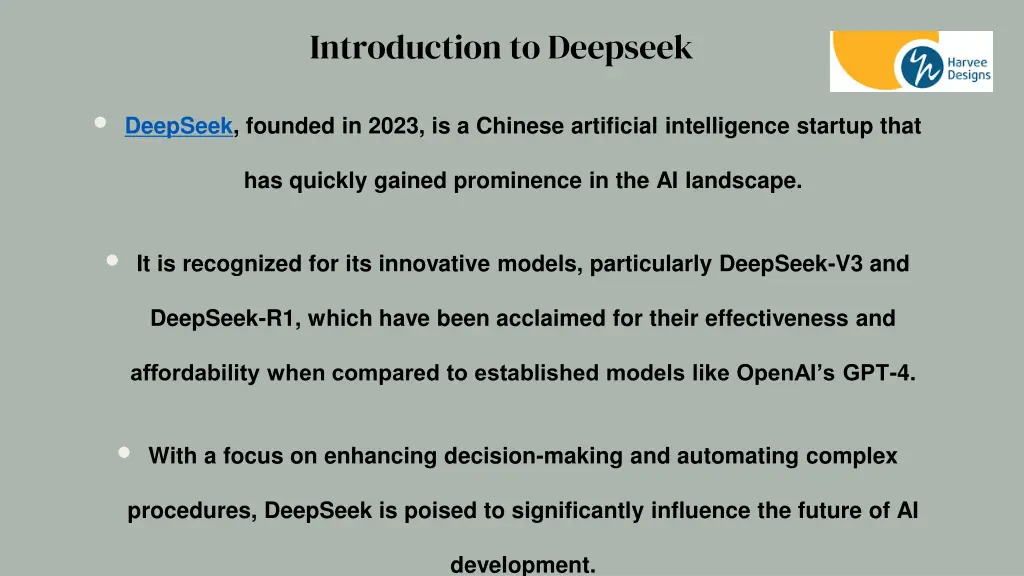 introduction to deepseek