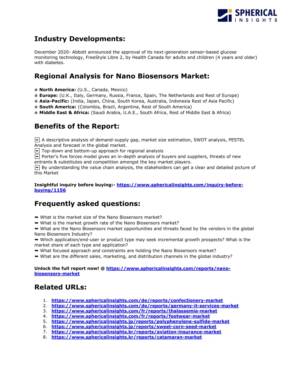 industry developments
