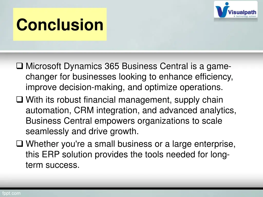 conclusion