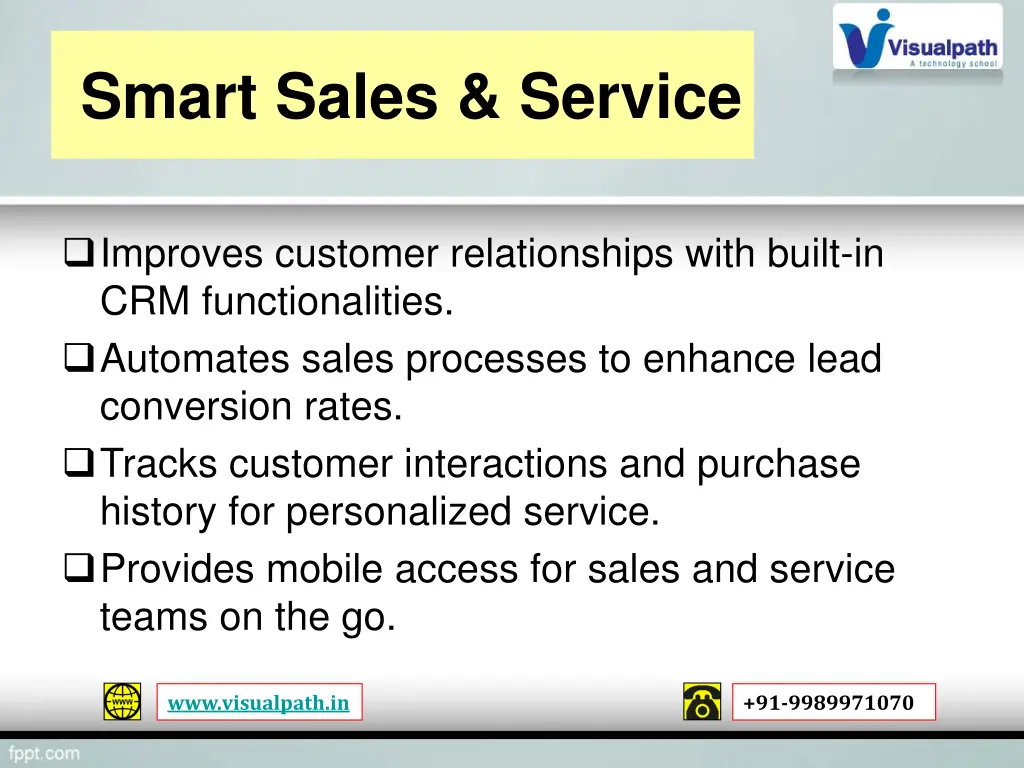 smart sales service