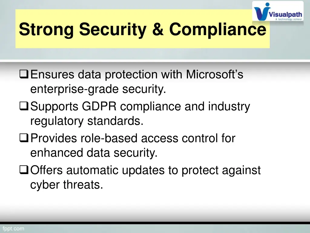 strong security compliance