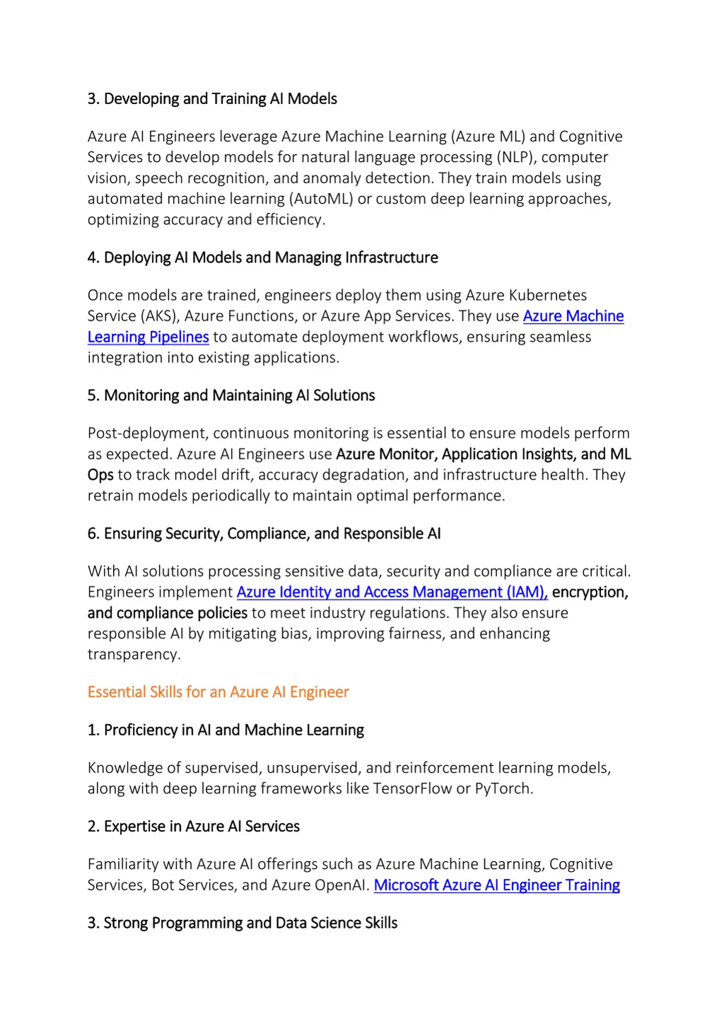 3 dev 3 developing and training ai models eloping