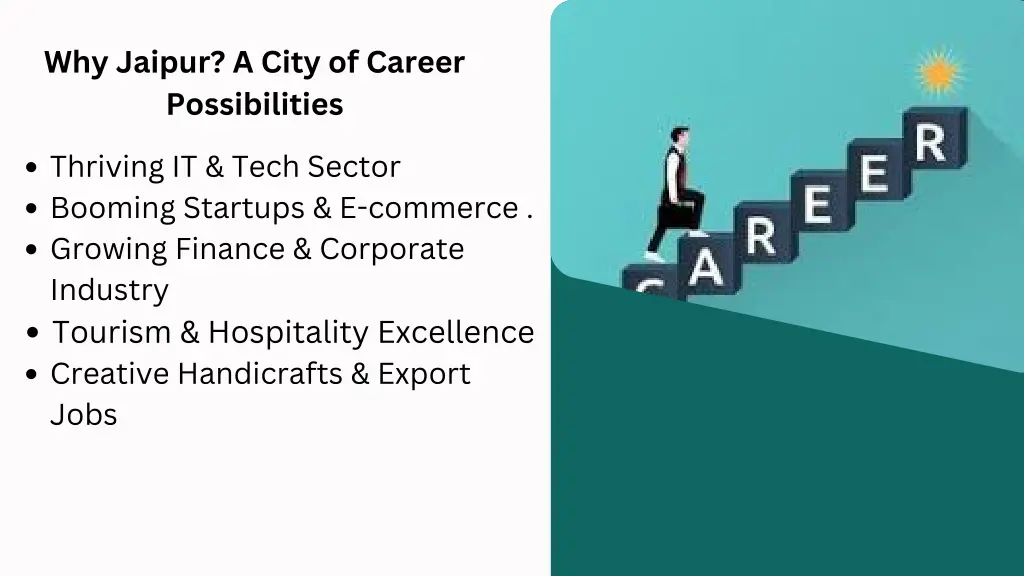 why jaipur a city of career possibilities
