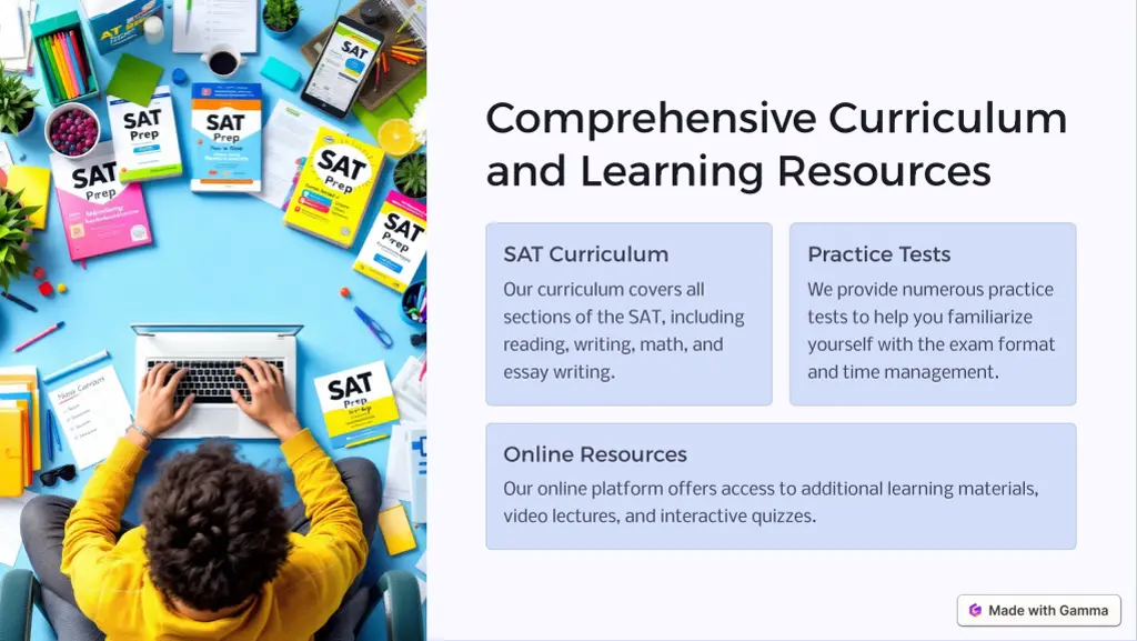 comprehensive curriculum and learning resources
