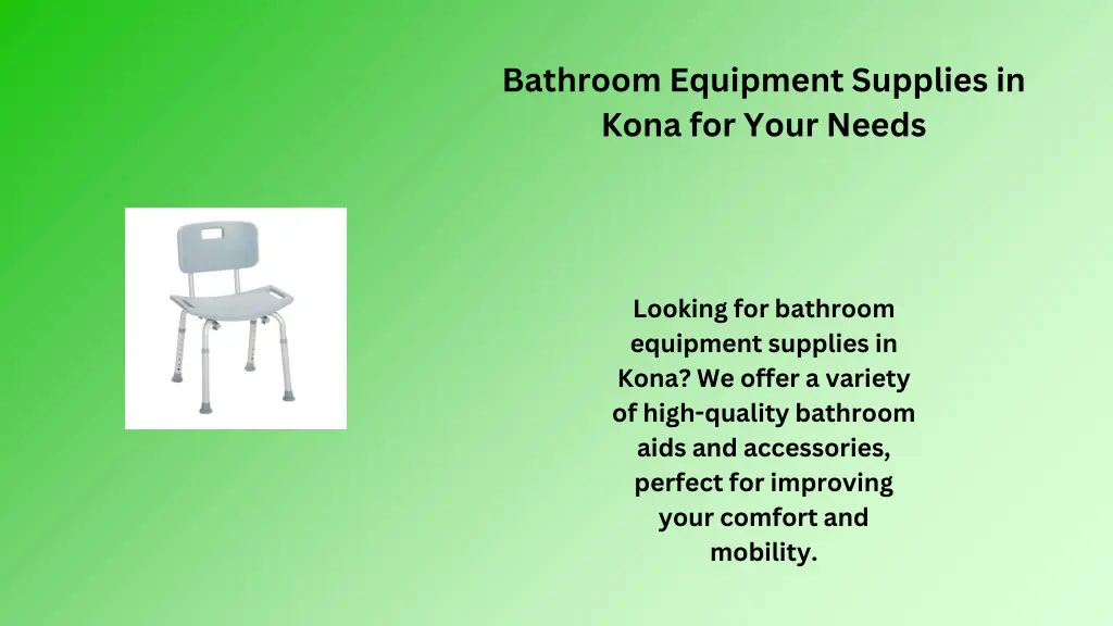 bathroom equipment supplies in kona for your needs