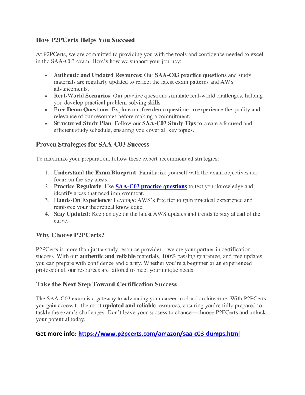 how p2pcerts helps you succeed