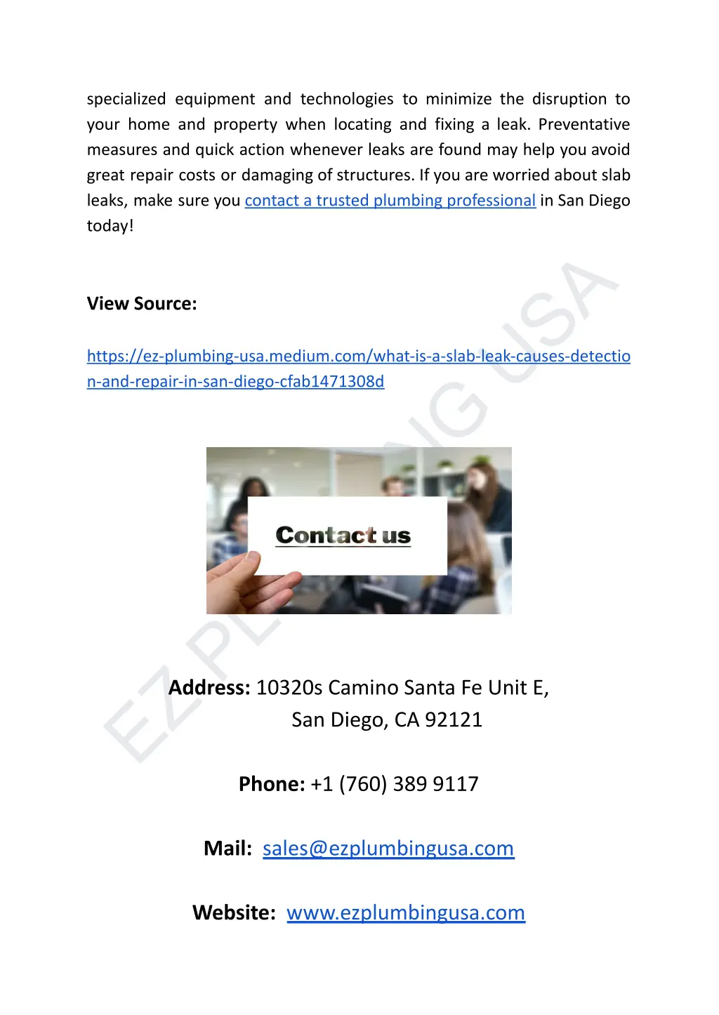 specialized equipment and technologies