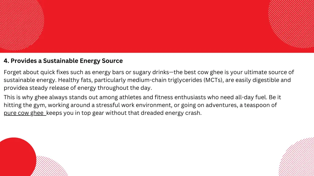 4 provides a sustainable energy source