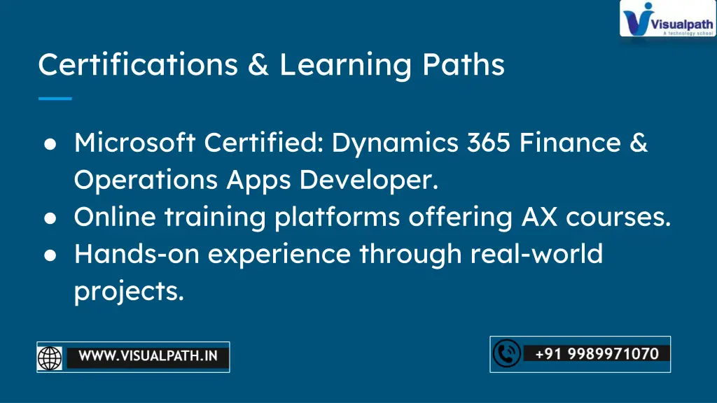 certifications learning paths