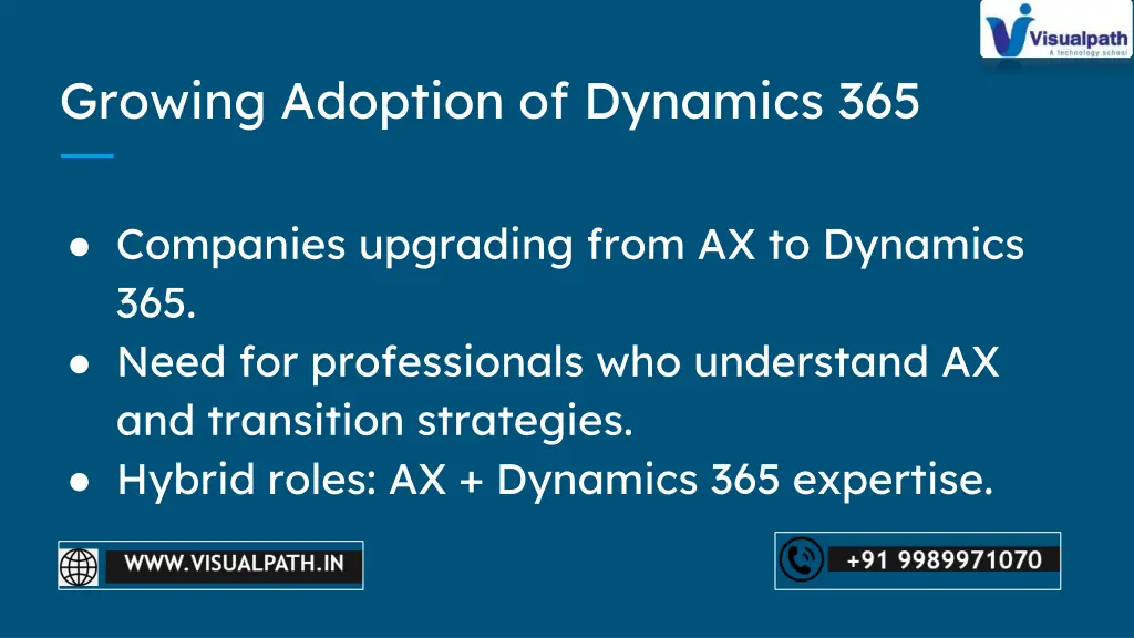 growing adoption of dynamics 365