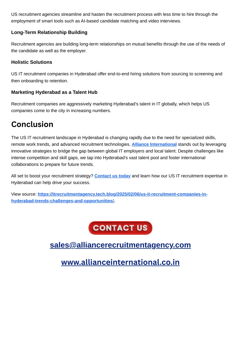 us recruitment agencies streamline and hasten