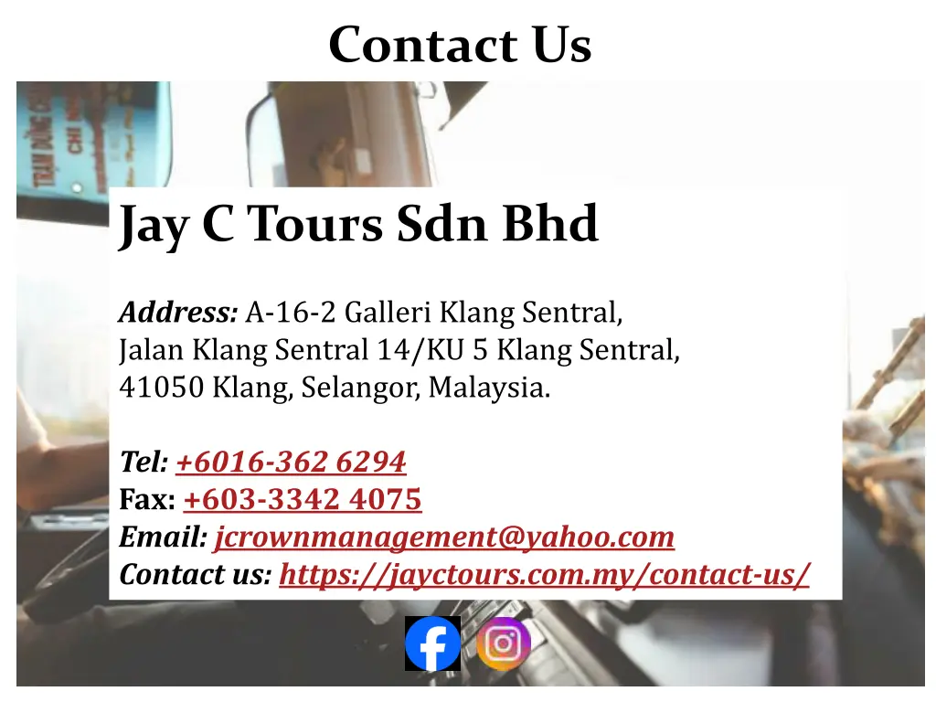 contact us