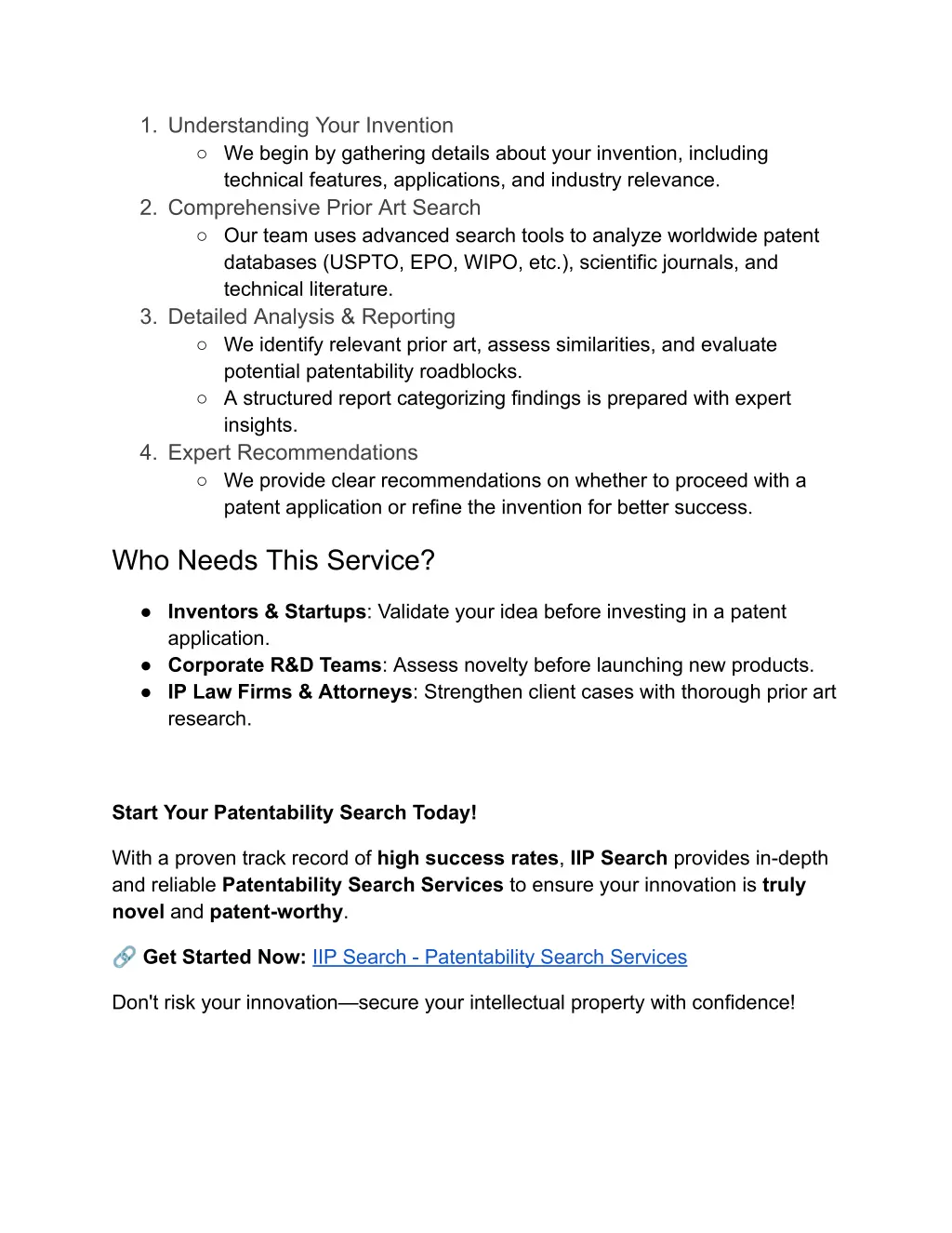 1 understanding your invention we begin