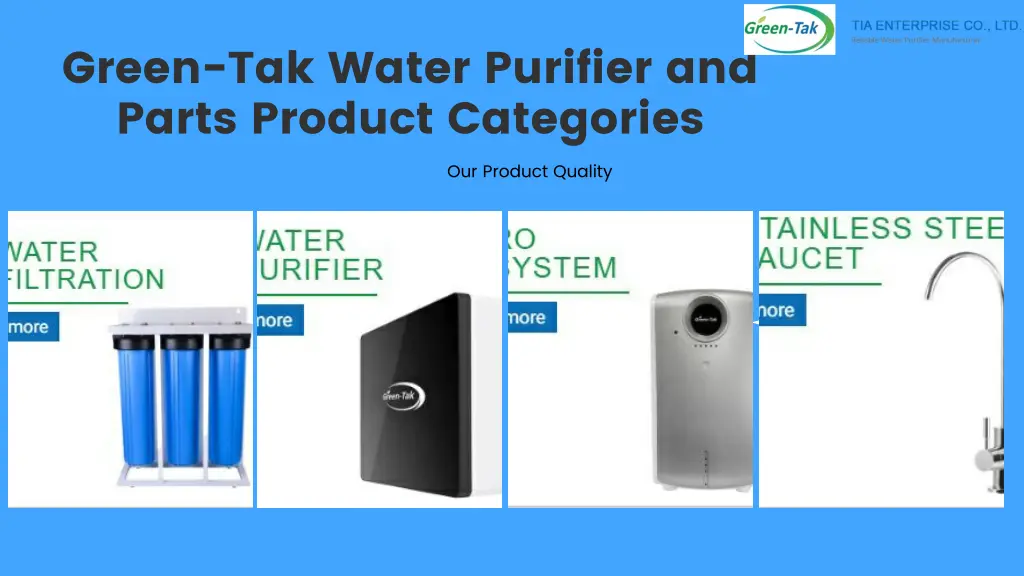 green tak water purifier and parts product