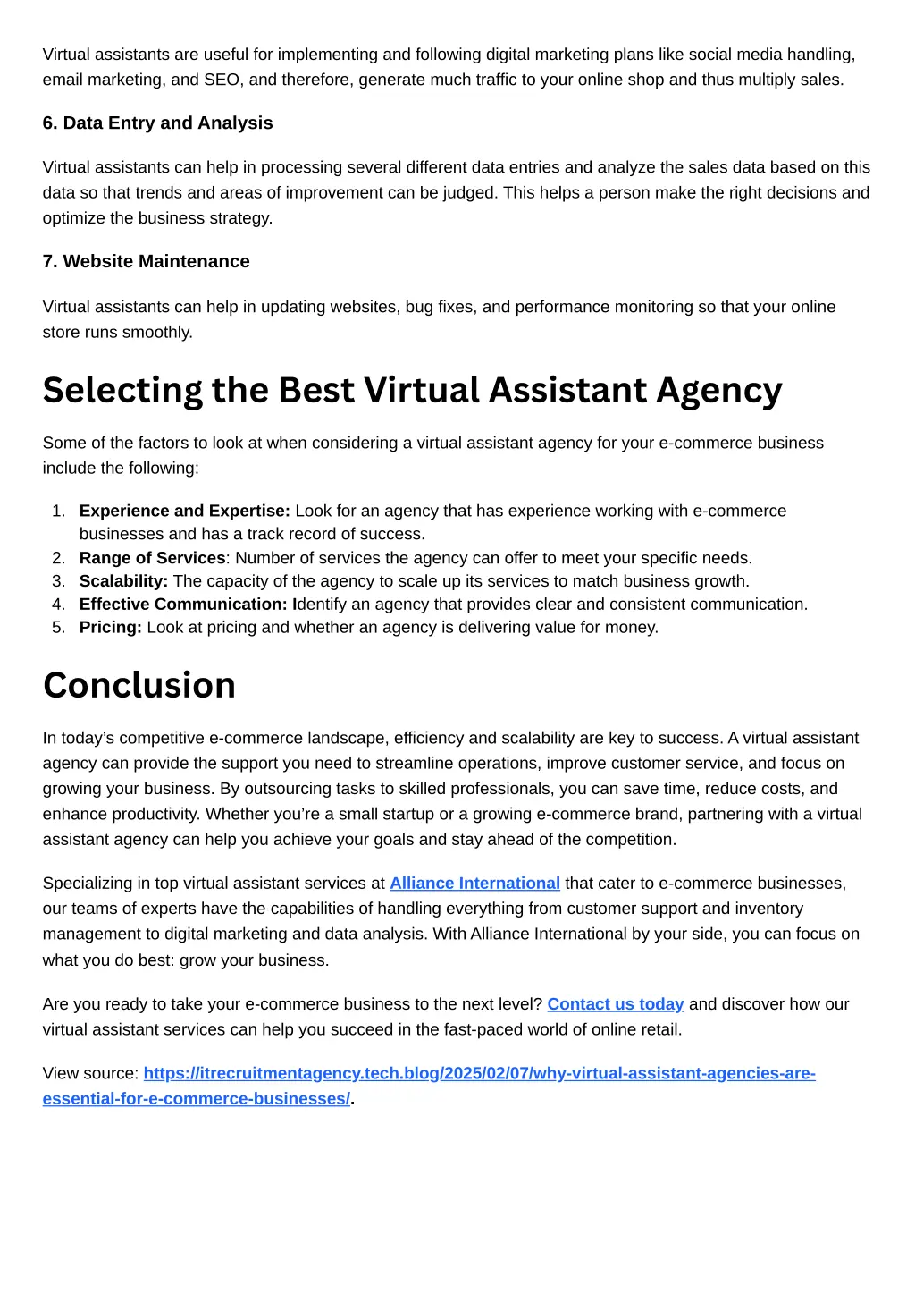 virtual assistants are useful for implementing
