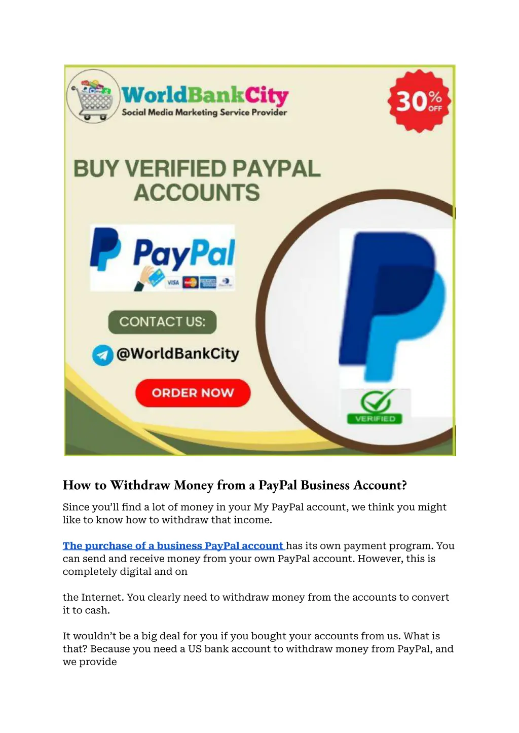 how to withdraw money from a paypal business
