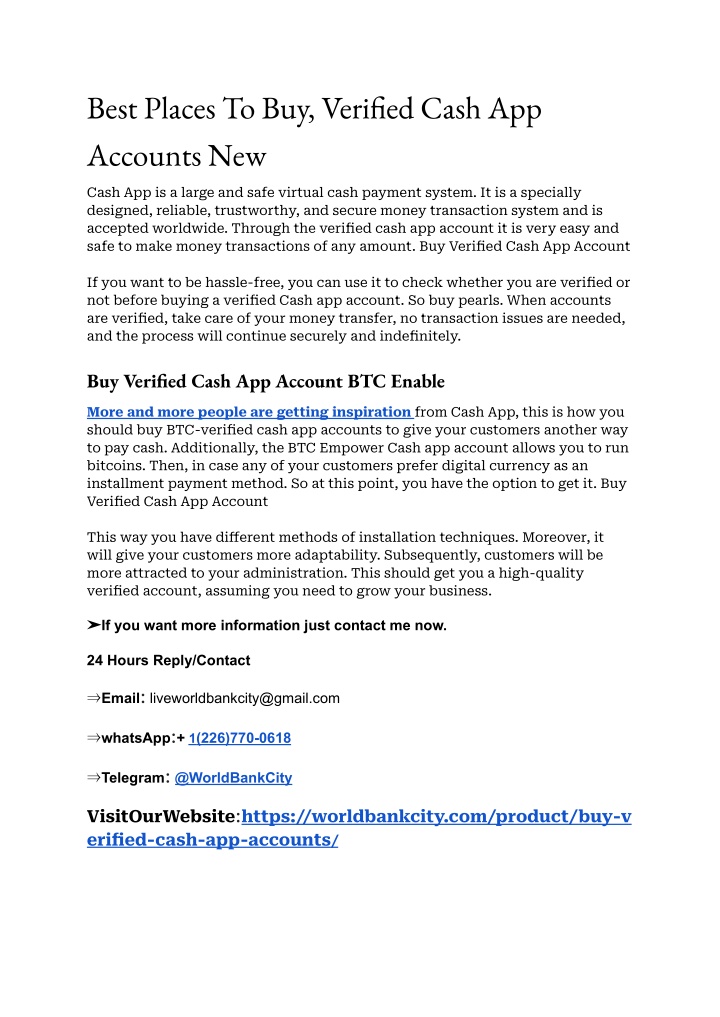 best places to buy veri ed cash app accounts new
