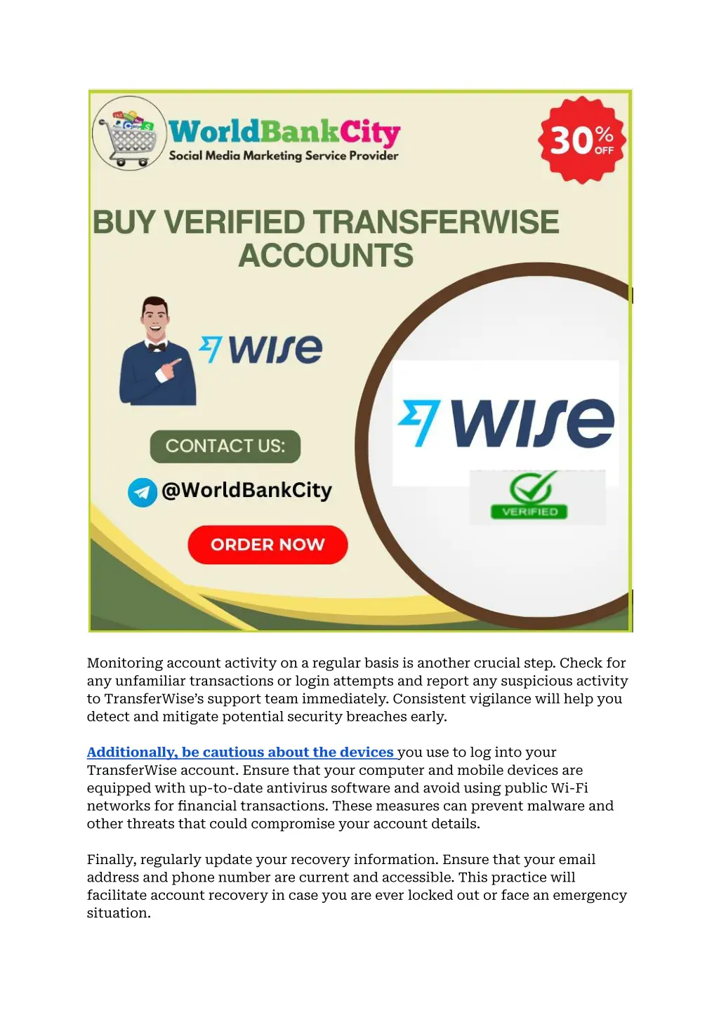 monitoring account activity on a regular basis