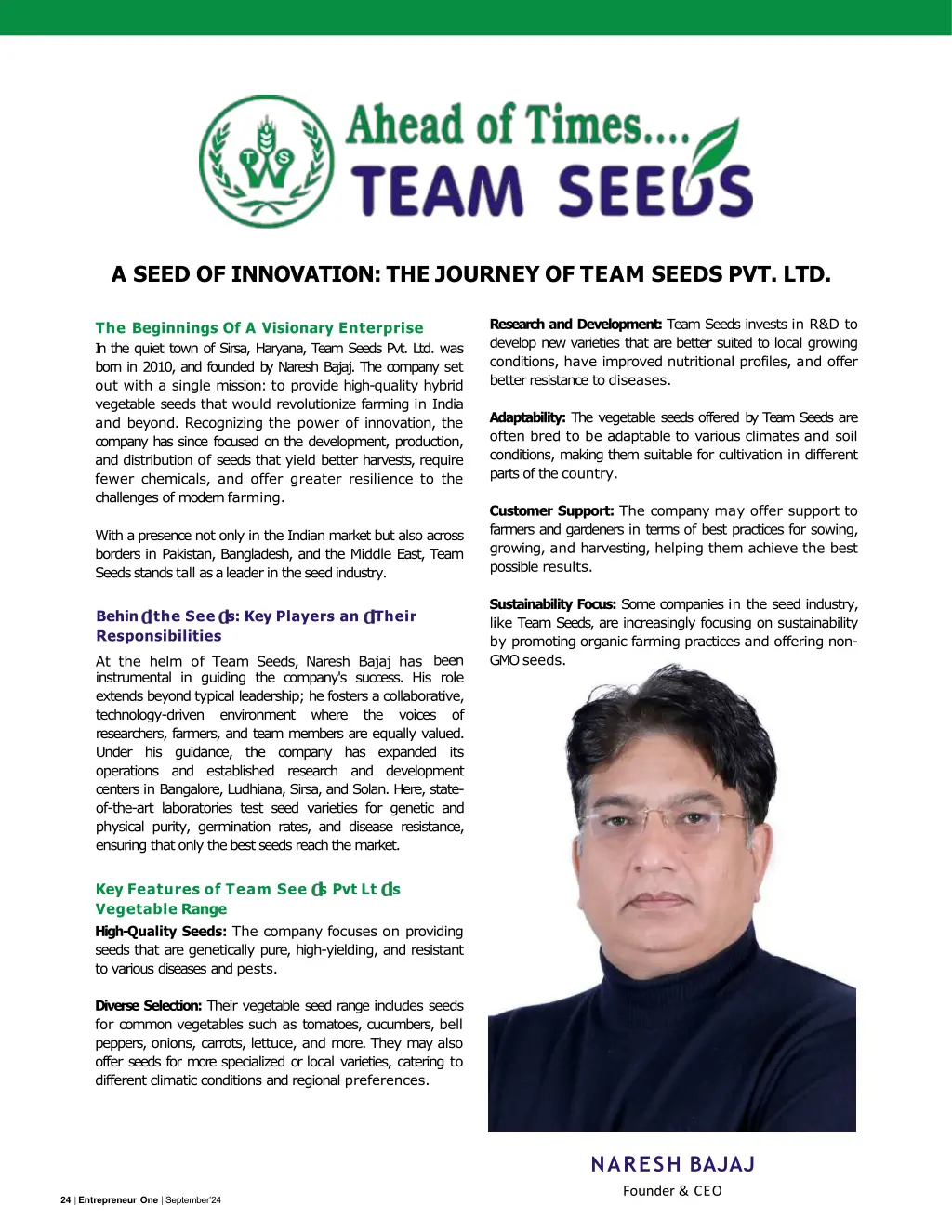 a seed of innovation the journey of team seeds