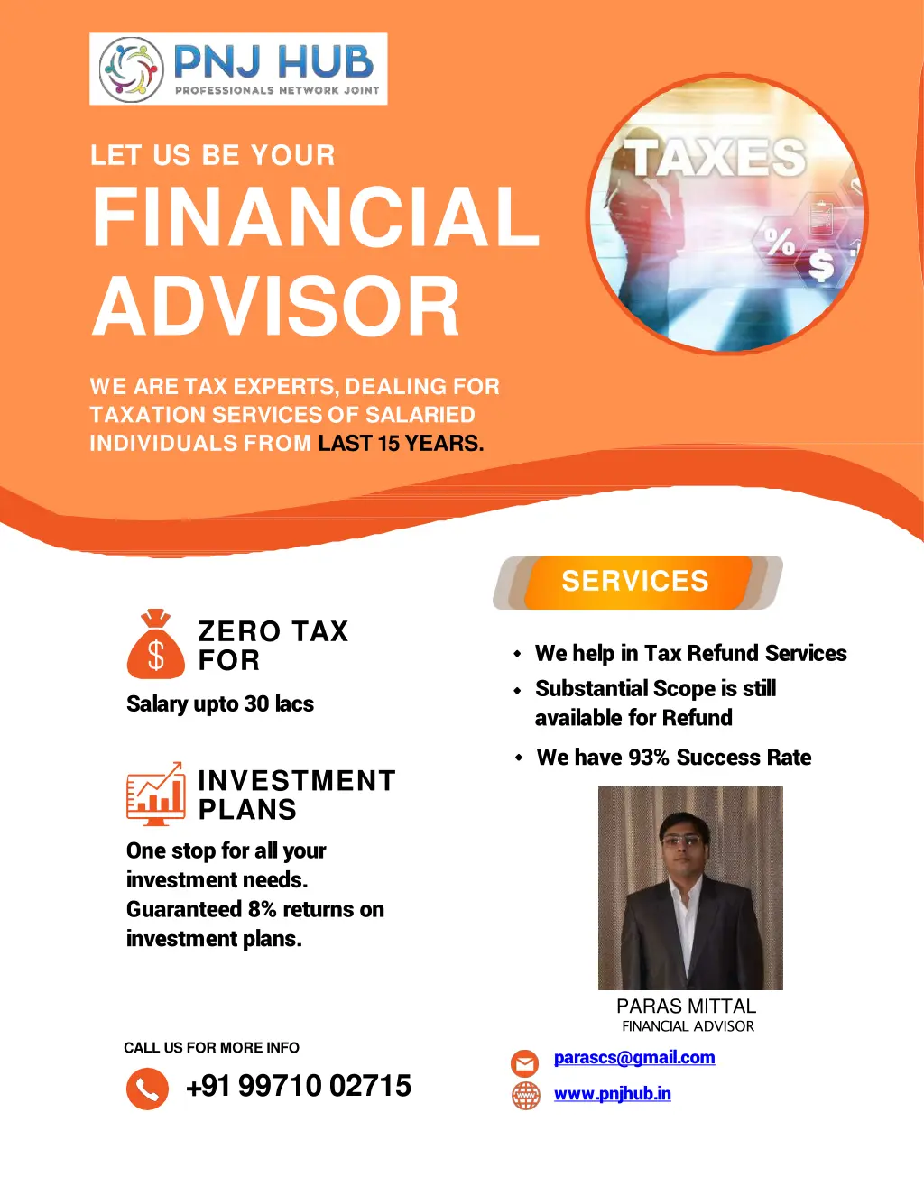 let us be your financial advisor