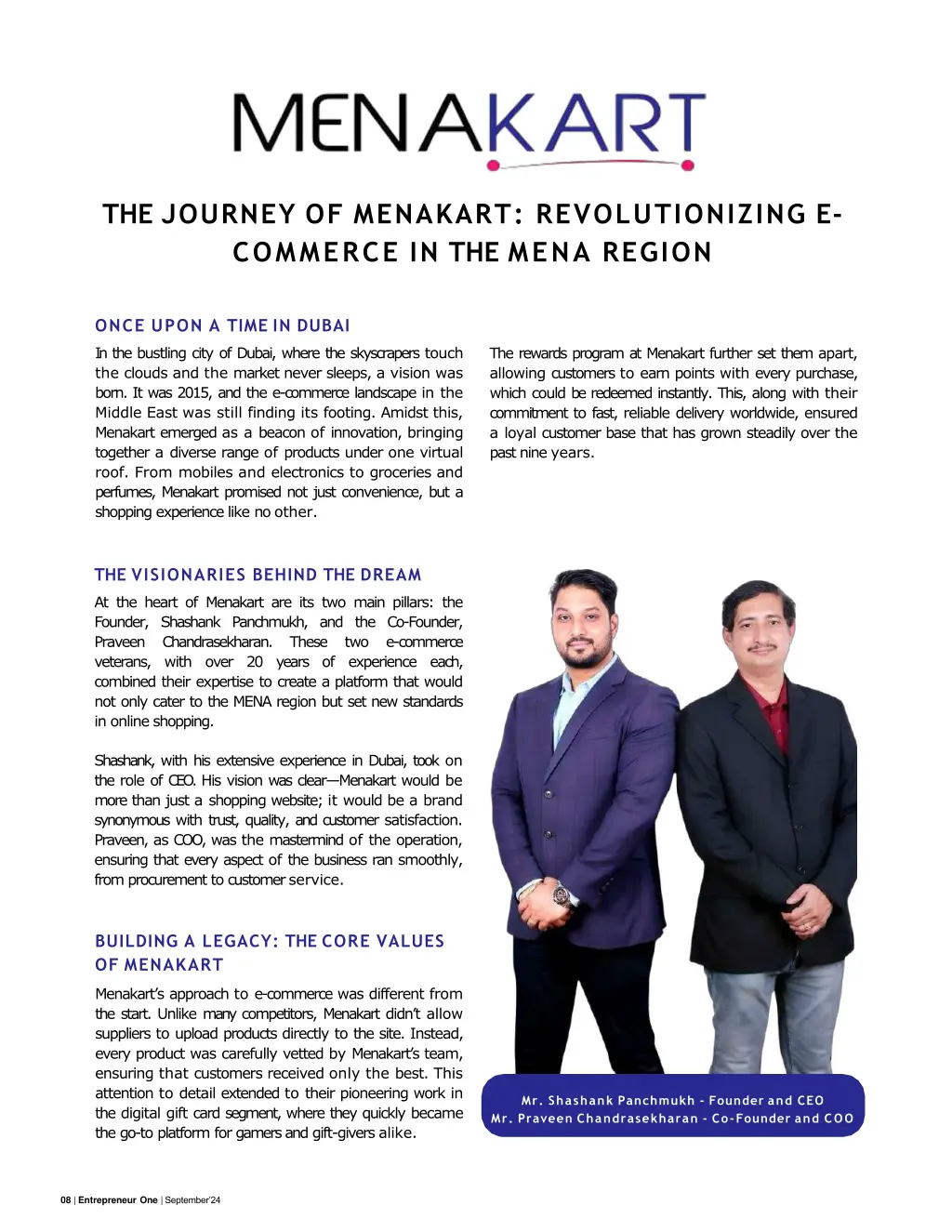 the journey of menakart revolutionizing