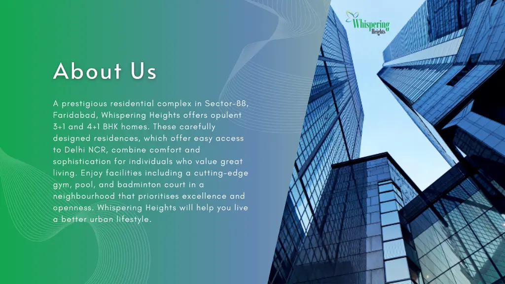 a prestigious residential complex in sector