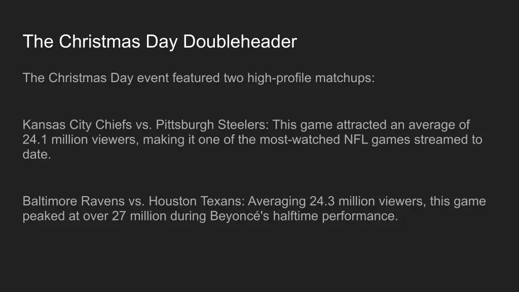 the christmas day doubleheader