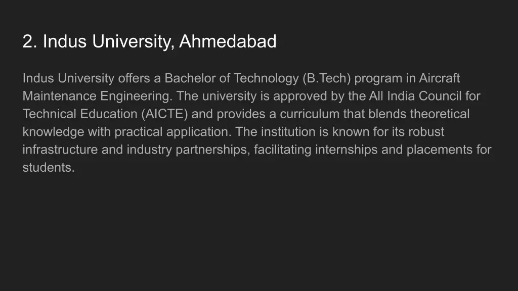 2 indus university ahmedabad
