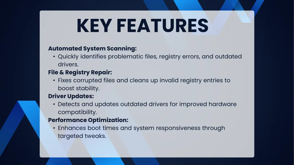 key features