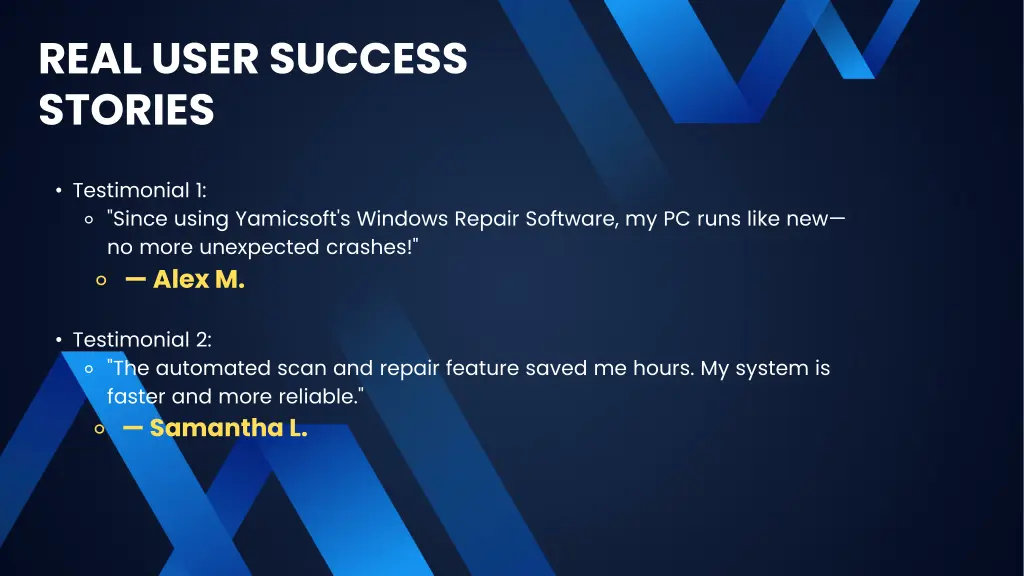real user success stories