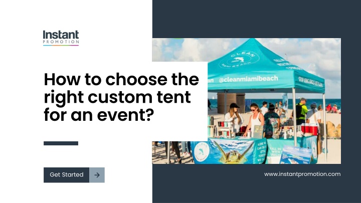how to choose the right custom tent for an event