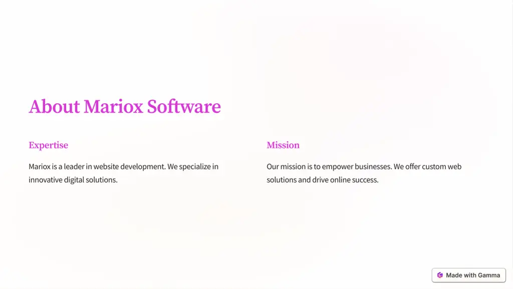 about mariox software