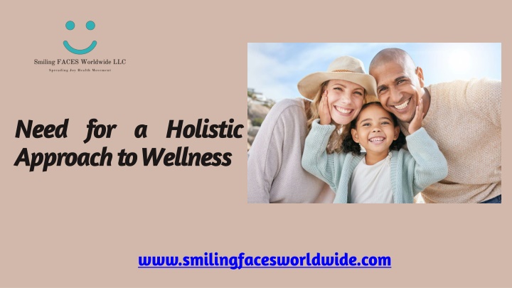 need for a holistic approach to wellness