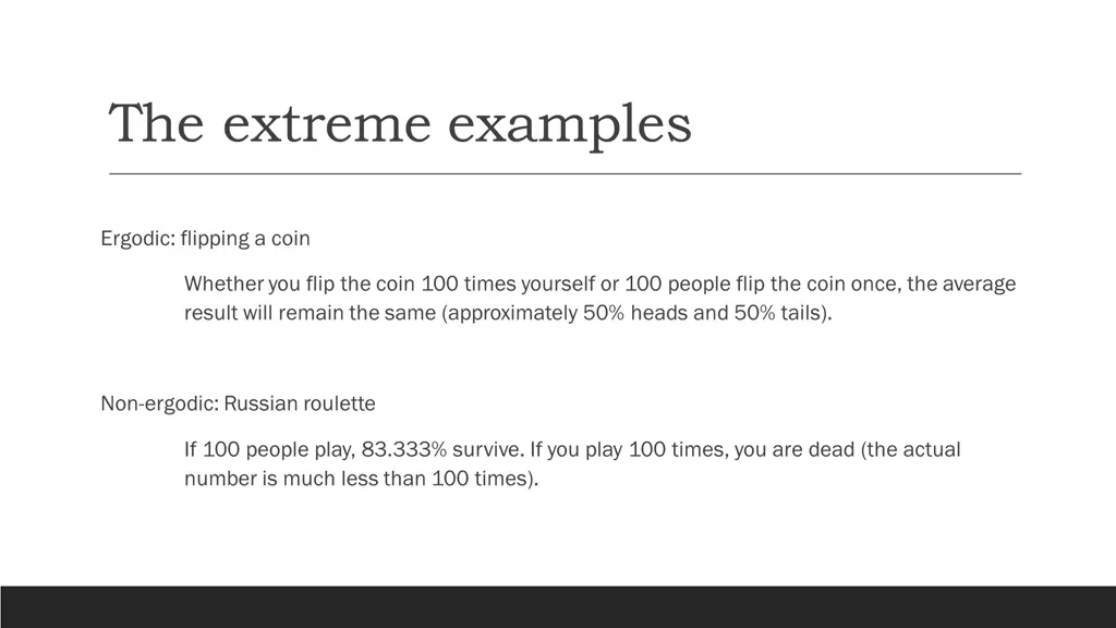the extreme examples