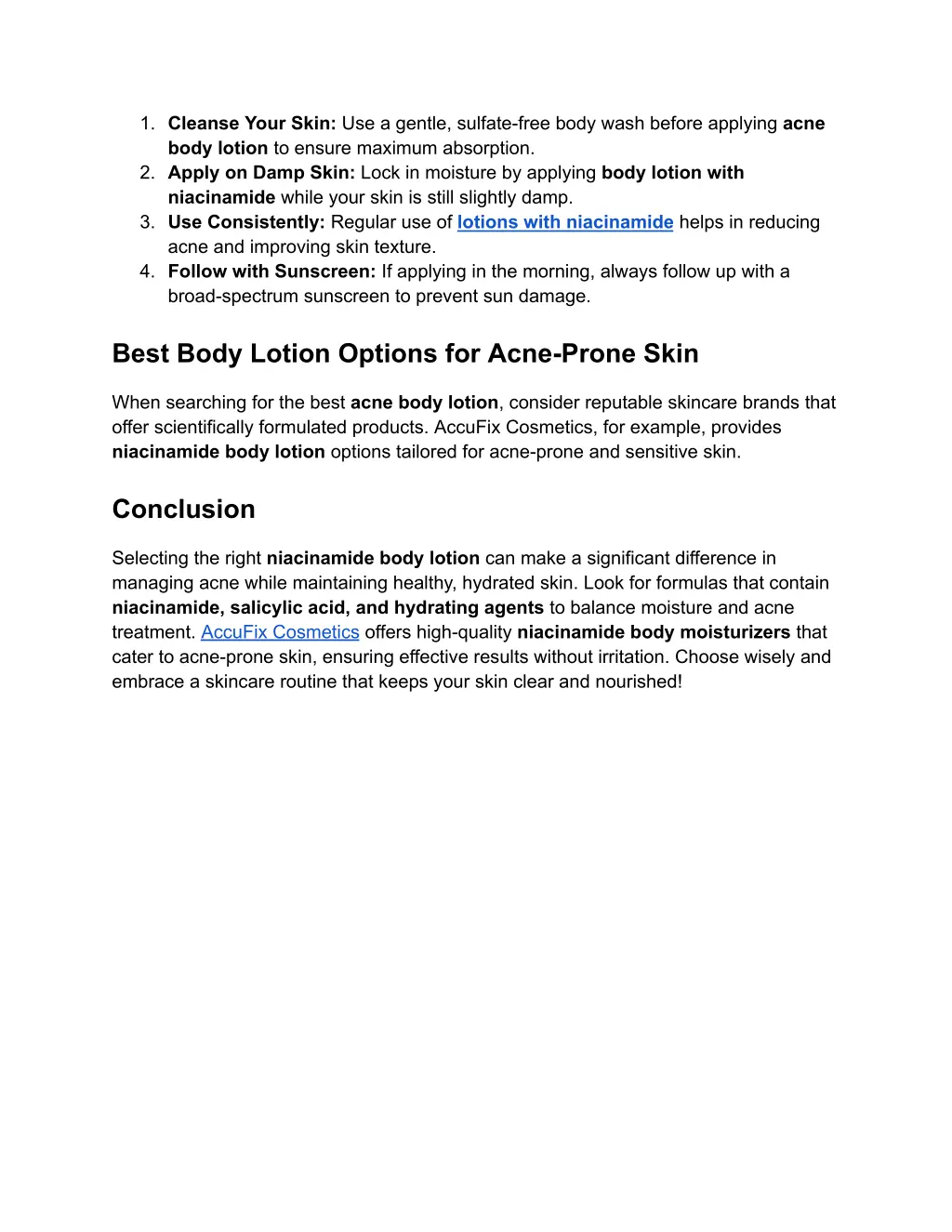 1 cleanse your skin use a gentle sulfate free