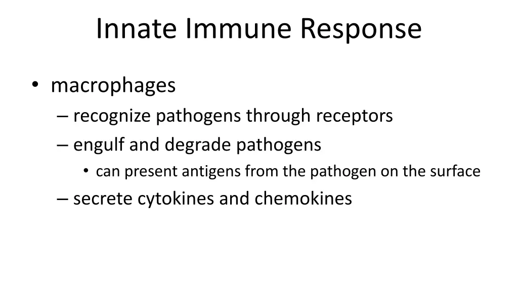 innate immune response
