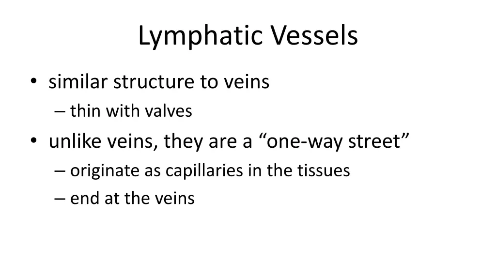 lymphatic vessels