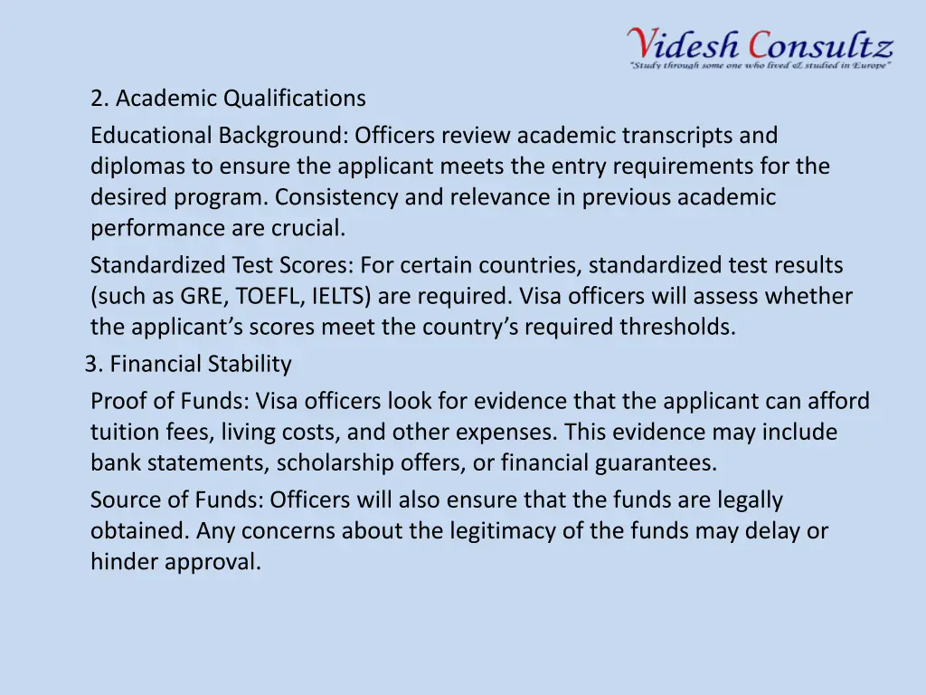 2 academic qualifications educational background