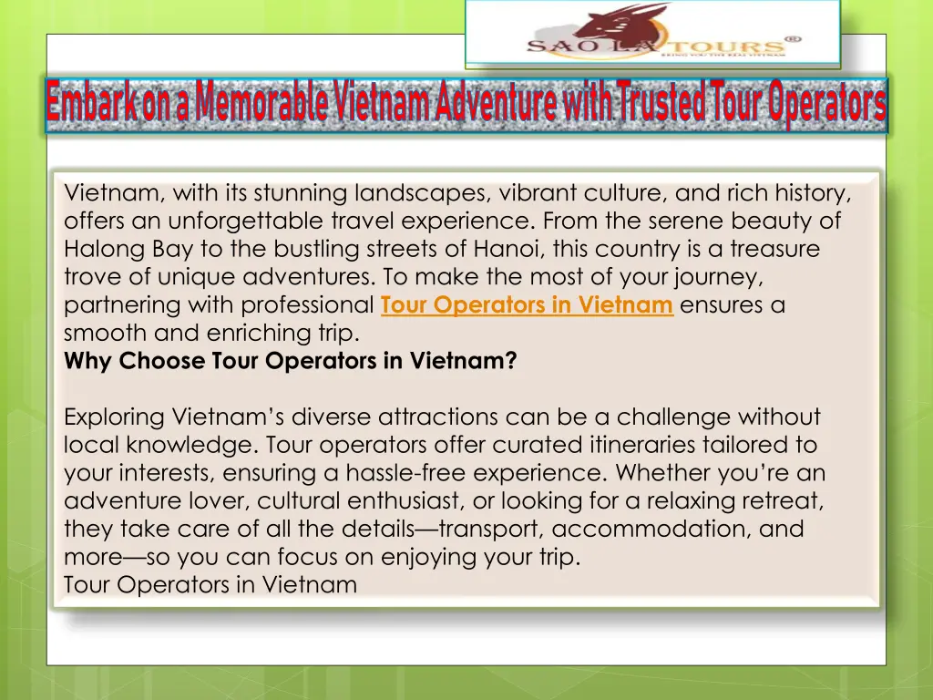 embark on a memorable vietnam adventure with 1