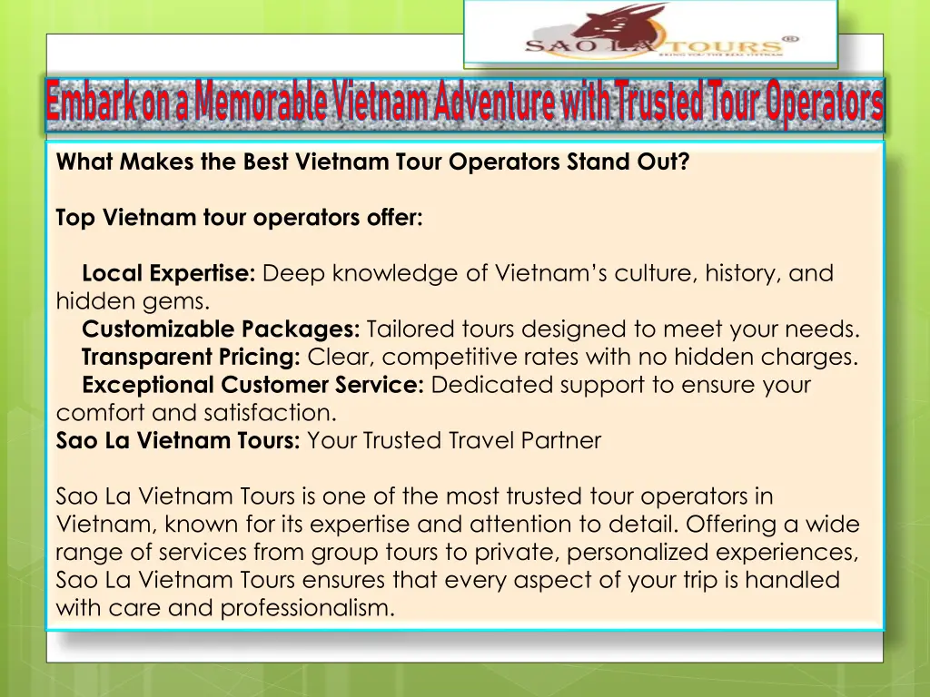embark on a memorable vietnam adventure with 3